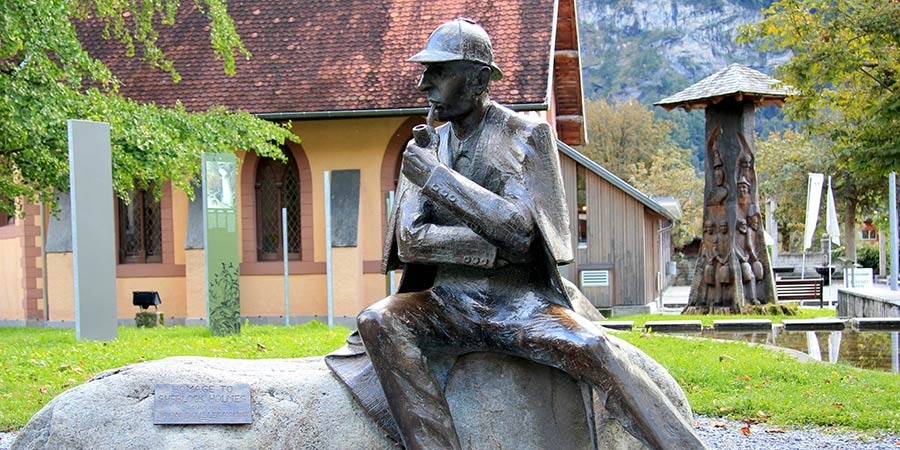 Staying in the alpine village of Meiringen