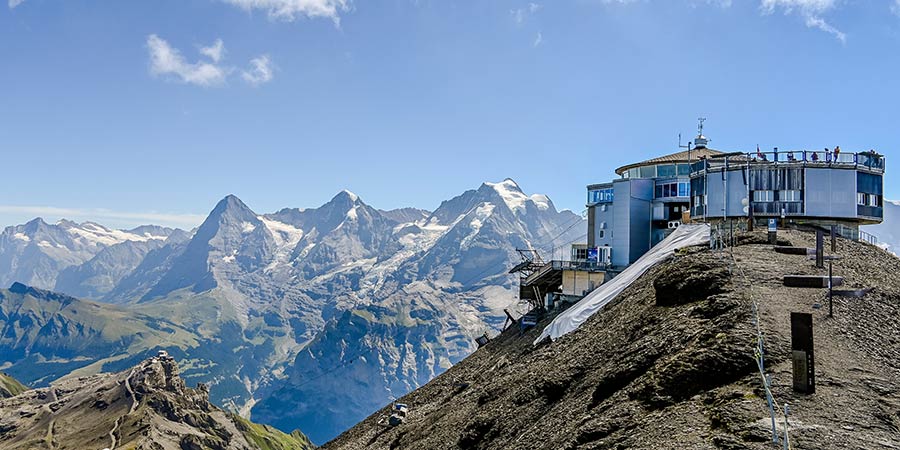 Following in James Bond’s footsteps on the Schilthorn