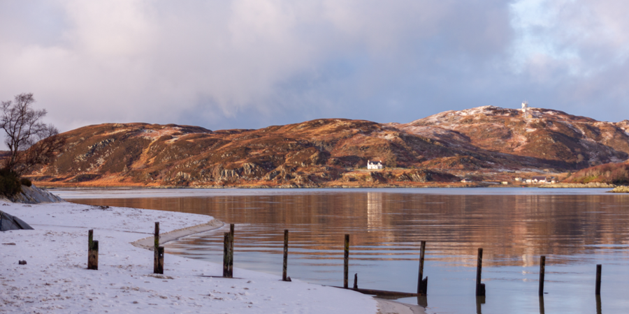Admiring the Silver Sands of Morar