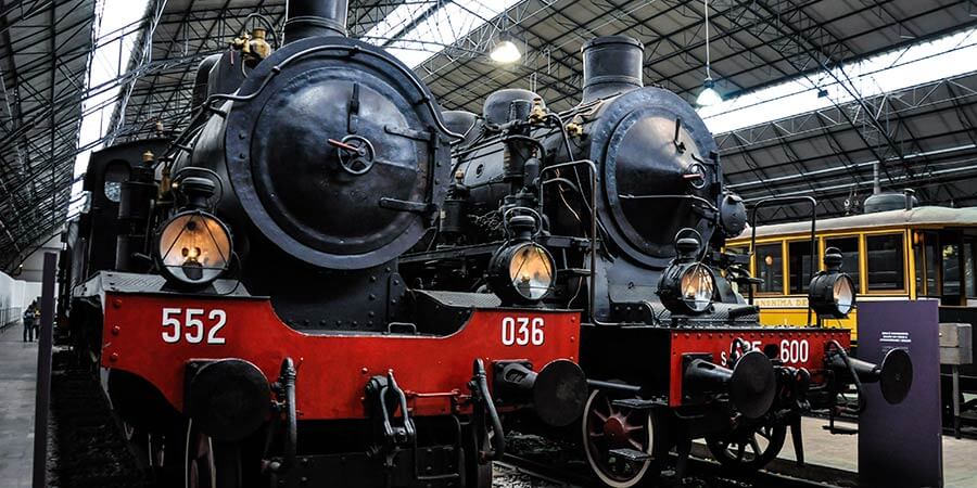 Steam trains in The Musuem of the Great Western Railway